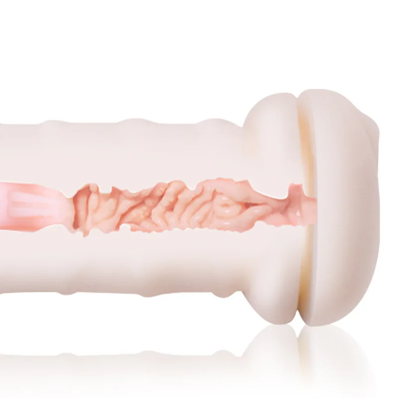 Двойное отверстие киска мужской мастурбатор мягкий ТПЭ оральный вагинальный