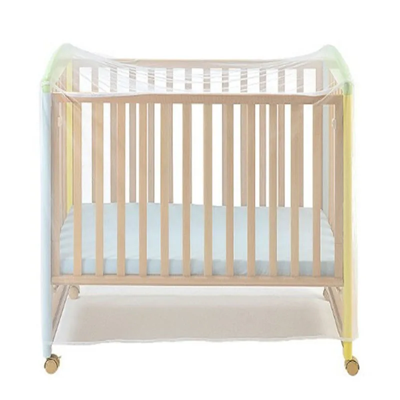 Москитная сетка для детской кроватки универсальная легкая установка защита от