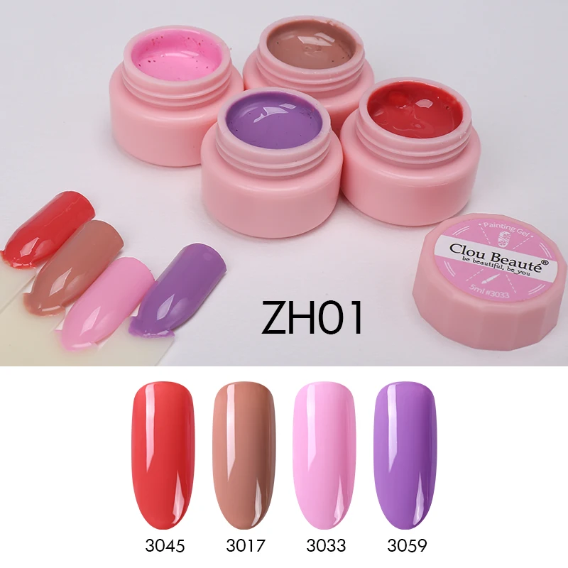 Гель лак для ногтей Clou Beaute 72 цвета УФ светодиодный LED|Гель ногтей| |