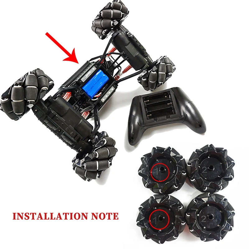 1:12 2,4G RC автомобиль с колесом Mecanum высокая скорость 4WD Дрифт Альпинизм дистанционное управление трюк автомобиль деформации внедорожный автомобиль игрушка