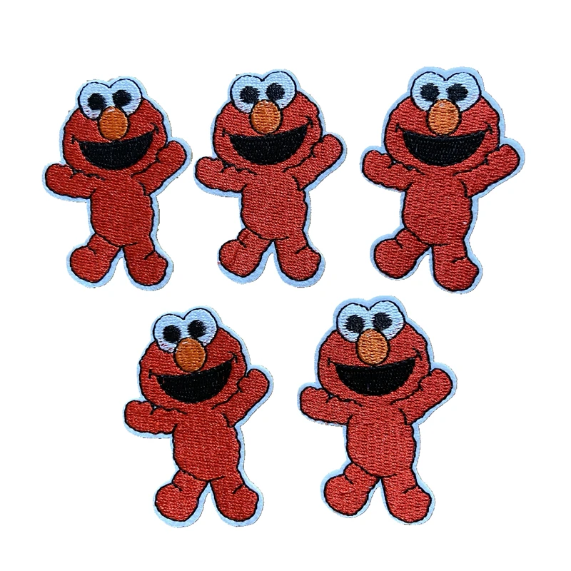 

Sesame Street cartoon character embroidered iron on jacket jeans patches