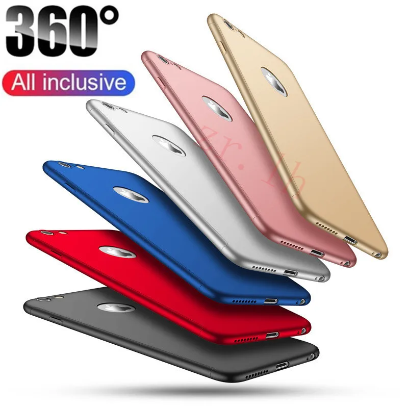Роскошный 360 Полный Чехол чехол для телефона iPhone 6 6s 7 8 Plus PC защитный X XS MAX XR со