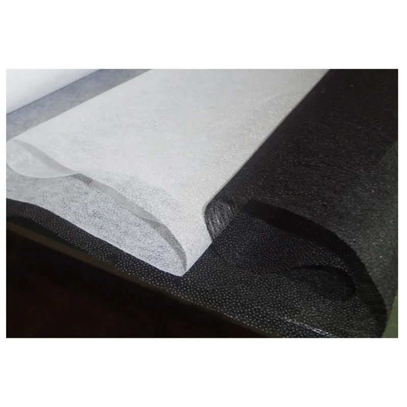 Белая черная серая односторонняя клейкая Нетканая бумага тканая ткань мягкая