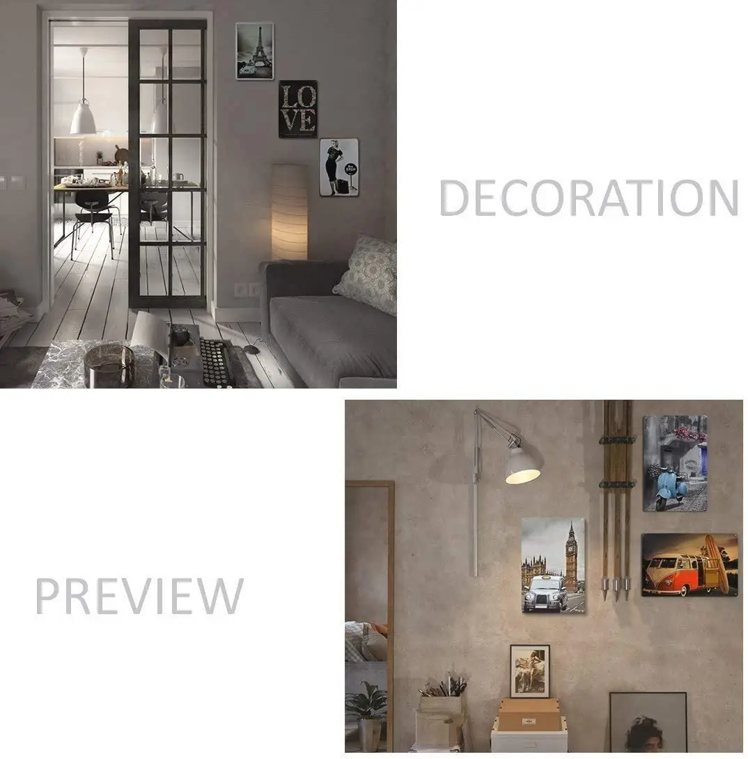 

Retro Sign Gasoline and Motor Oil Vintage Metal Tin Sign - Home Decor Bar Man Cave Garage Decor Restaurant Decor Room Decor