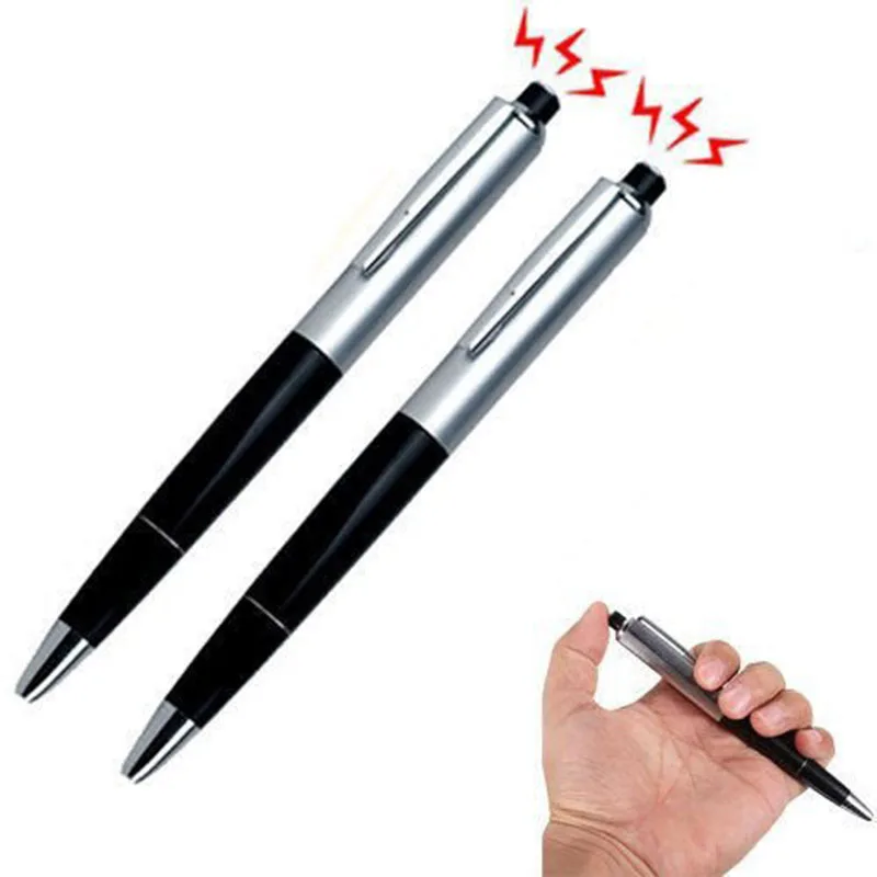 Shocking Ballpoint Pen Electric Shock Toy Gift Gags Joke Prank Trick Funny Gagets Halloween April Fools' Day Party Props New Hot