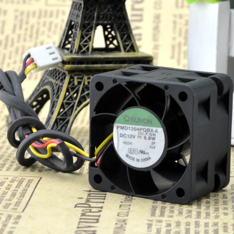 SUNON PMD1204PQBX-A 4 см 4028 12 В 6,8 Вт высокоскоростной сервер вентиляторы 40*40*28 мм