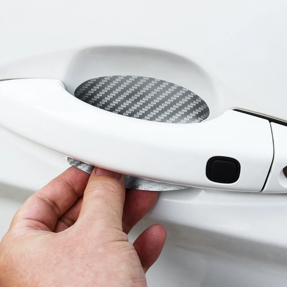 Наклейка на дверь автомобиля защитная пленка из углеродного волокна для Toyota prado