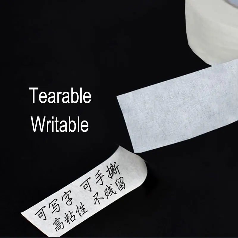 Клейкая Маскировочная лента белого цвета DELVTCH высокотемпературная