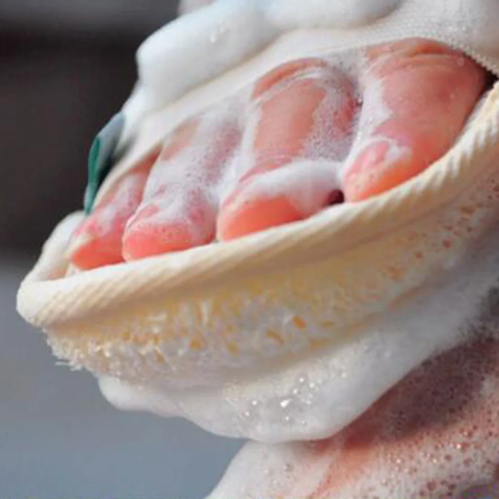 10 шт. кисть для тела Lackingone натуральный луфа Луффа Ванна Душ трение инструмент