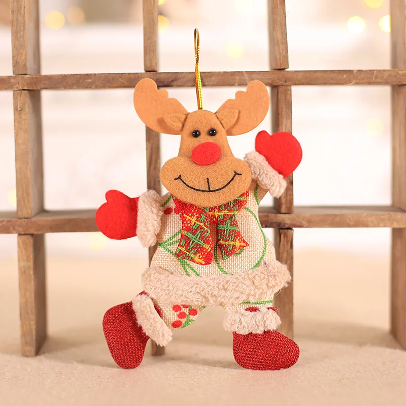 Style C3 Christmas Home Decor Hanging Ornaments Santa Dolls Christmas Tree Decorations New Year Hangings Decorations Enfeites De Natal - Цвет: Style C3