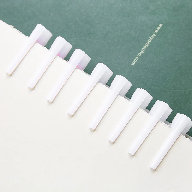 Высококачественная модная прозрачная флуоресцентная ручка с мягким вкладышем