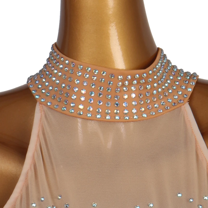 Женское платье для латиноамериканских танцев и соревнований по индивидуальному