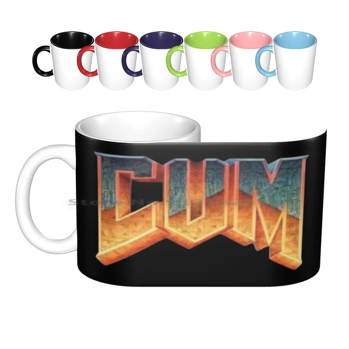 Вдохновленные сперма керамические кружки кофейные чашки Кружка для молока и чая