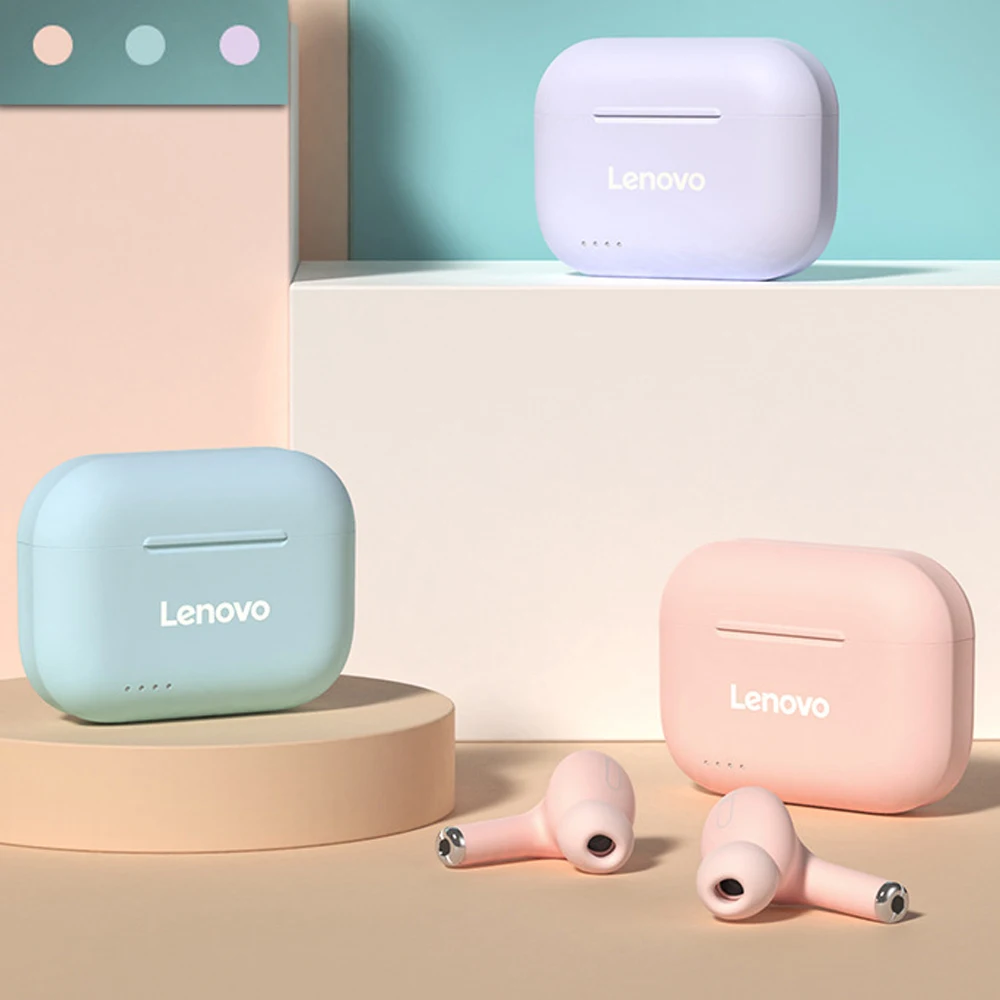 Оригинальные наушники Lenovo LP1S настоящие беспроводные Bluetooth 5 0 спортивная
