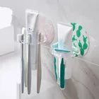 Настенный держатель для бритва для зубных щеток в ванную комнату, полка для крепкие бесшовные наклеек, стойка для хранения зубных щеток