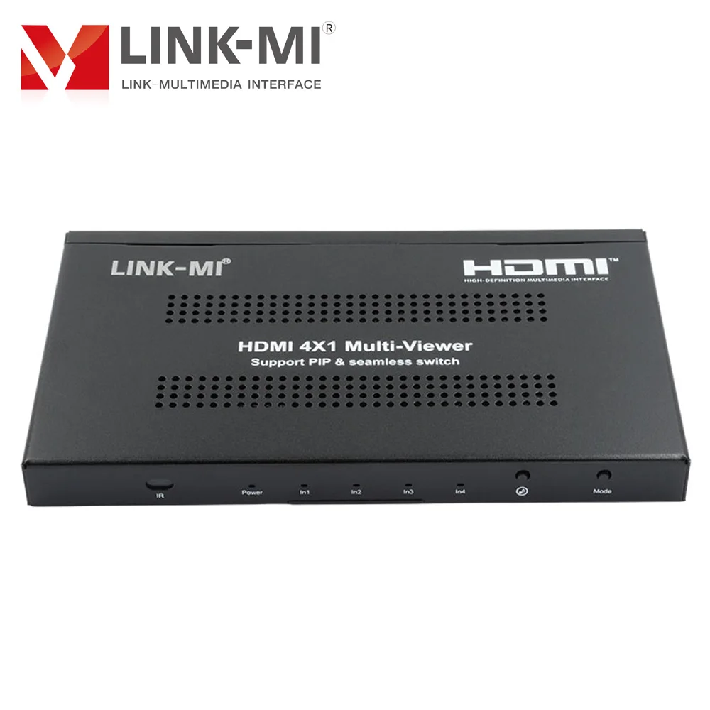 Фото Мультипросмотр 4X1 HDMI, 1080P/60 Гц, бесшовный переключатель аудио-видео без черного экрана, переключатель 4 в 1, мультивар 4X1 №5