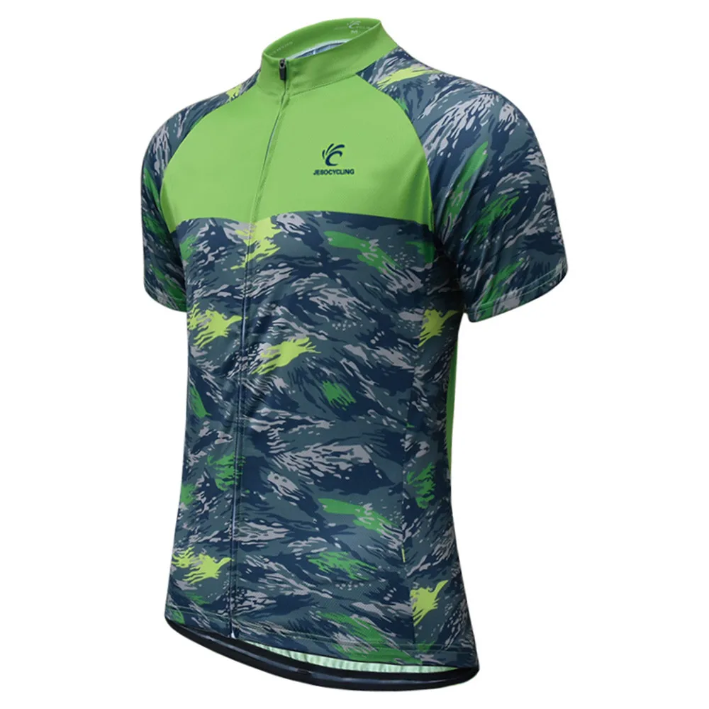 Джерси для велоспорта Мужская камуфляжная велосипедная майка дышащая футболка с