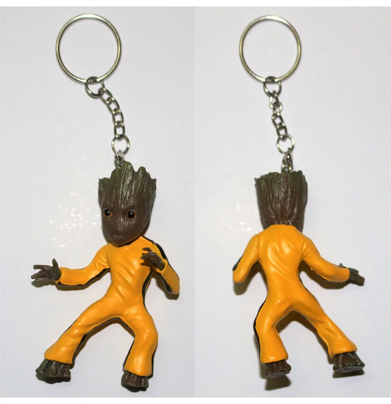 Strongwell кукла Грут связка ключей детское дерево фигурка мужчины Marvel guardiers Groot Cos галактика Мстители украшение фигурка игрушка