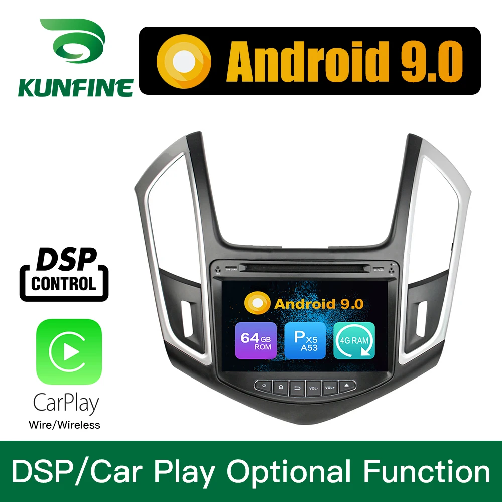 Android 9,0 Восьмиядерный 4 Гб ОЗУ 64 Гб ПЗУ автомобильный DVD GPS; Мультимедийный проигрыватель автомобильный стерео для Chevrolet Cruze 2013 радио