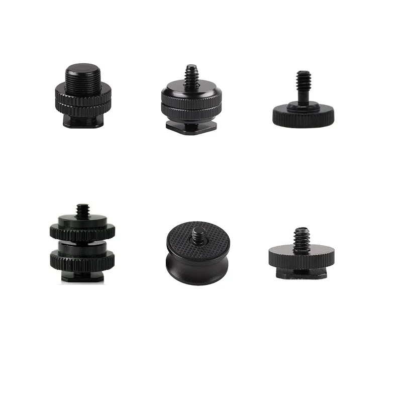 1/4 &quotдо 3/8&quot 5/8 Штекерный к женскому двухслойный Резьбовой Адаптер для штатива с