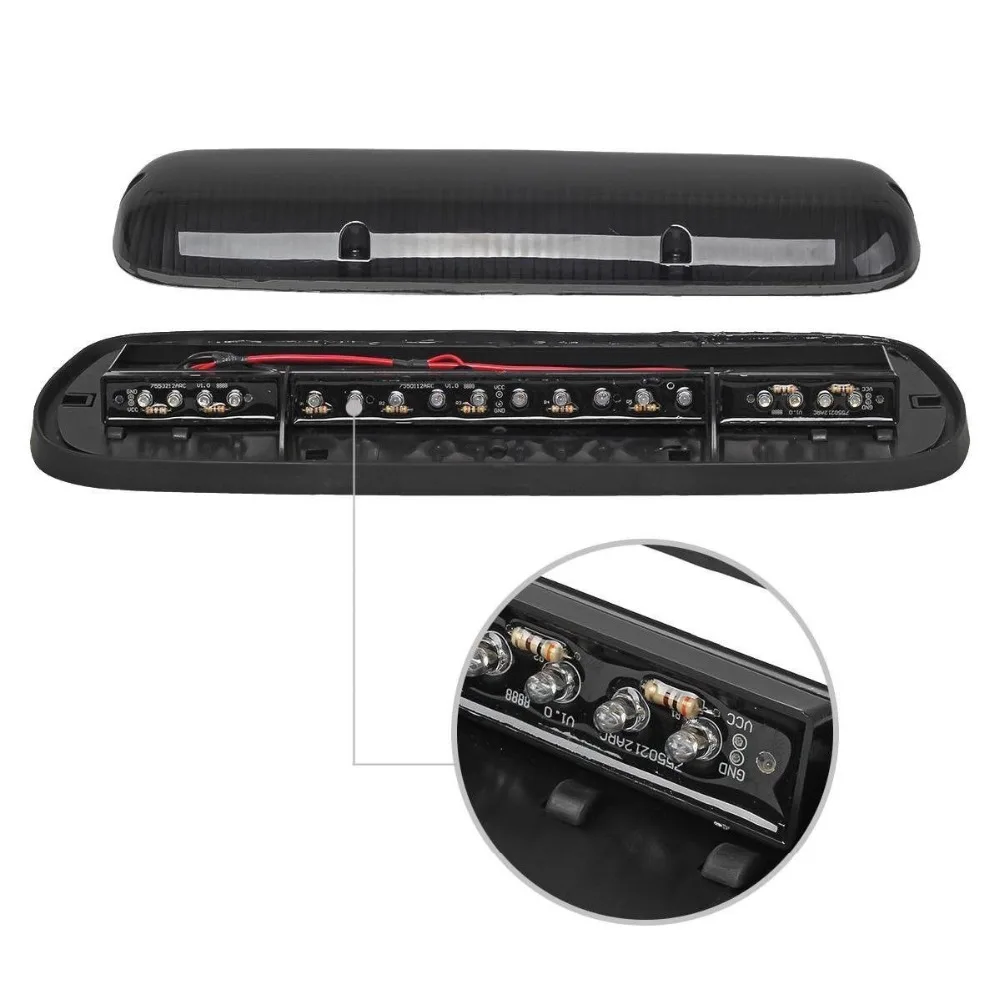 3x для 2002 2007 Chevy Silverado/GMC Sierra Smoke крыша кабины работает Янтарный 30 светодиодный т.
