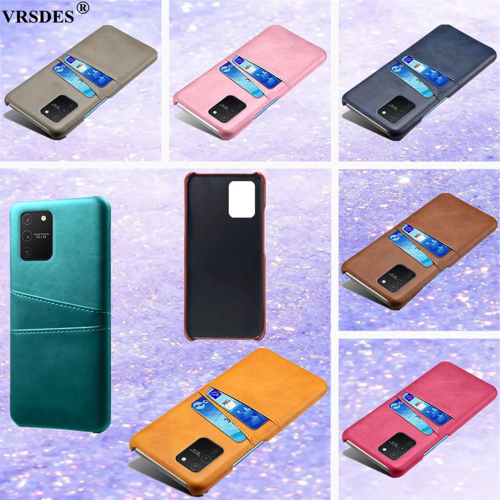 Винтажный чехол-кошелек из искусственной кожи для кредитных карт Samsung Galaxy A91 A81 A71