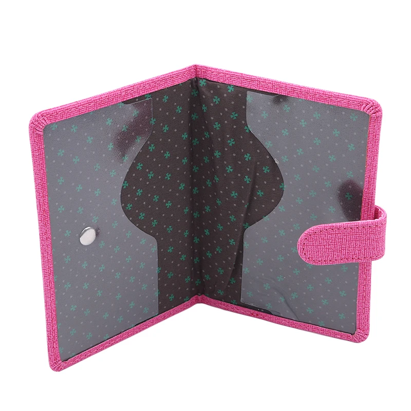 

1pc Fashion PU Leather Travel Portable Passport Holder Card Case Solid Color Passport Protective Sleeve Passport Cover