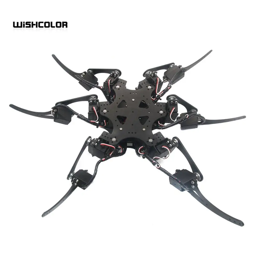 20DOF робот паук Hexapod шесть ножек Роботизированная алюминиевая рама в комплекте|kit