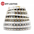 WS2815 DC12V WS2812B WS2813 светодиодная ленсветильник RGB индивидуально Адресуемая Светодиодная лампа s двойной сигнал 1 м 5 м 30 60 144 светодиодов IP30 65 67