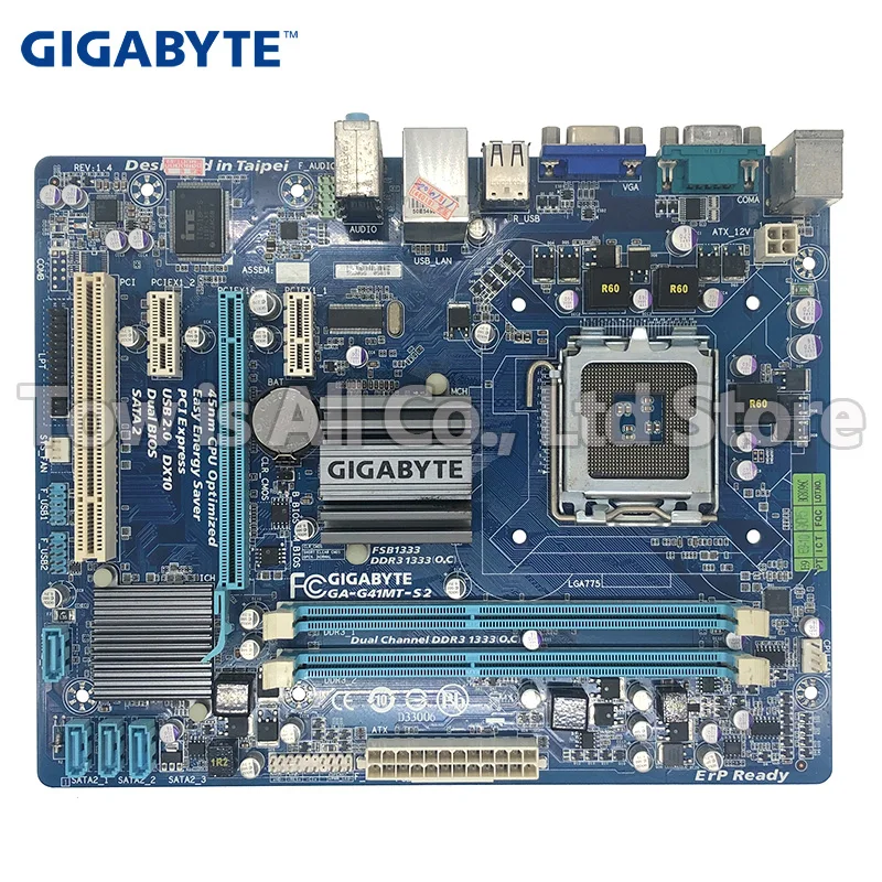 Gigabyte GA-G41MT-S2   LGA 775 DDR3 G41MT-S2 8GB Micro ATX G41 /