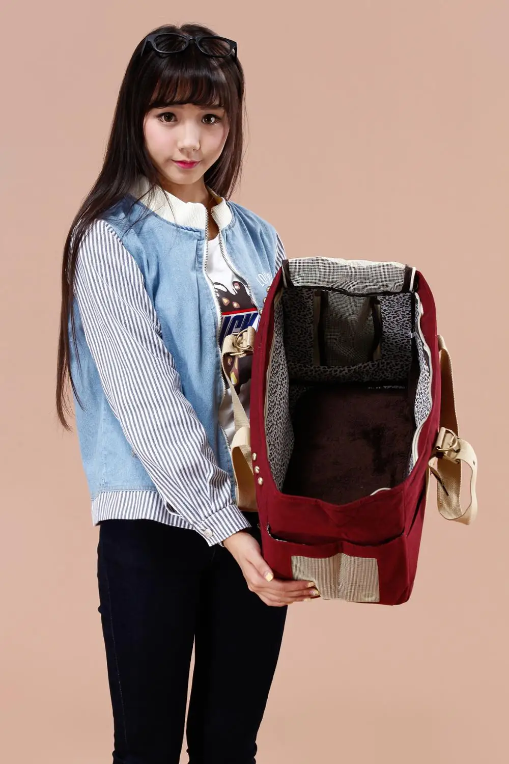 Цветная красная переноска для домашних животных питомцев переносная сумка собак