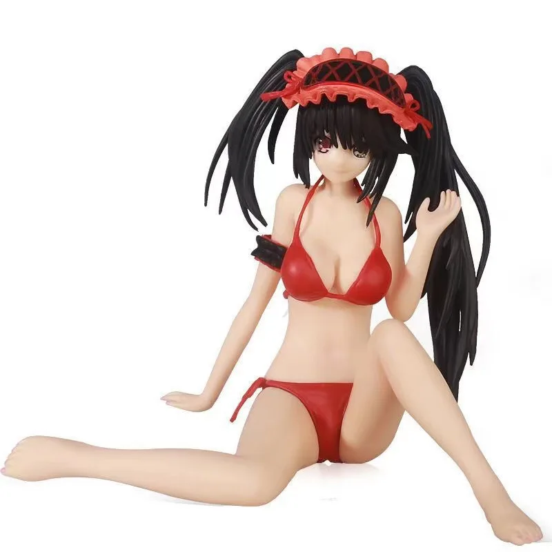 

14cm Date A Live Anime Figure Sexy Girl Kurumi Tokisaki Zaphkiel Relax PVC Action Figure Toy Adult Japanese Collection Model Toy