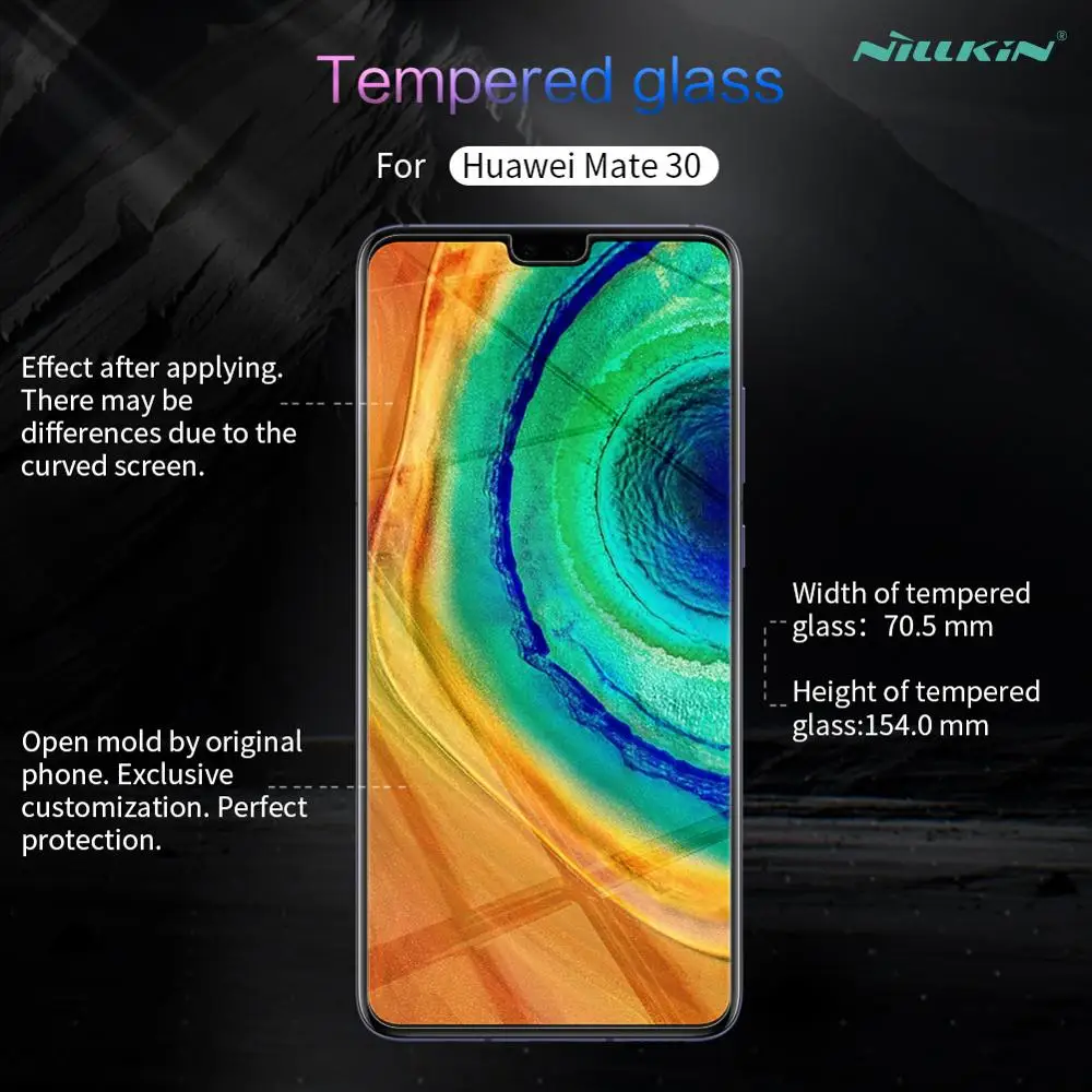 Nillkin для Huawei Mate 30 20 X Закаленное Стекло Nilkin Amazing H + Pro стекло 2.5D Защитная пленка