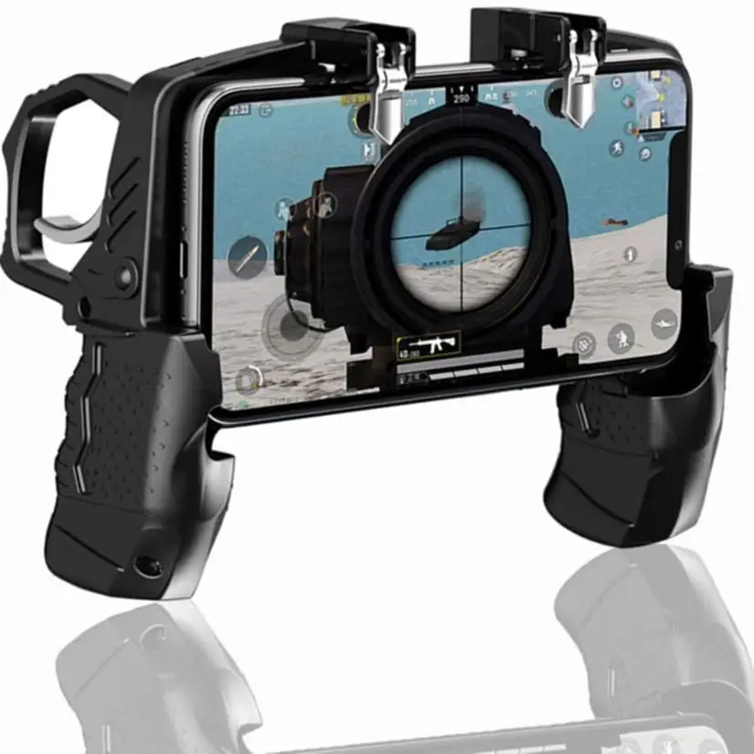 

Mobile Game Controller for PUBG Aim Trigger Fire Buttons L1R1 Shooter Sensitive Joystick Gamepad for iOS and Android Phone