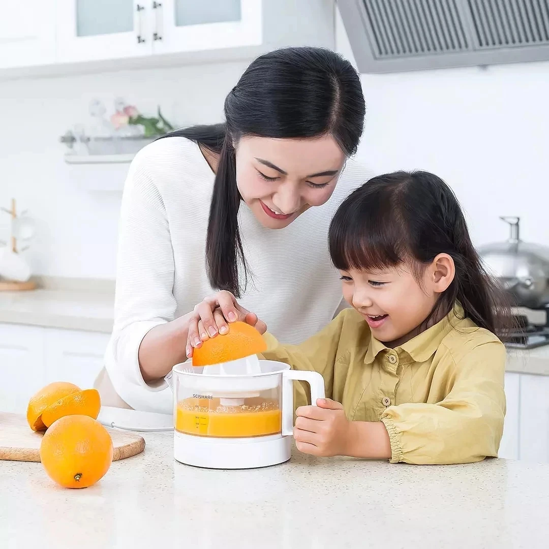 

SCISHARE Electric orange machine small portable household automatic orange slag juice separation juicer Use Low Noise