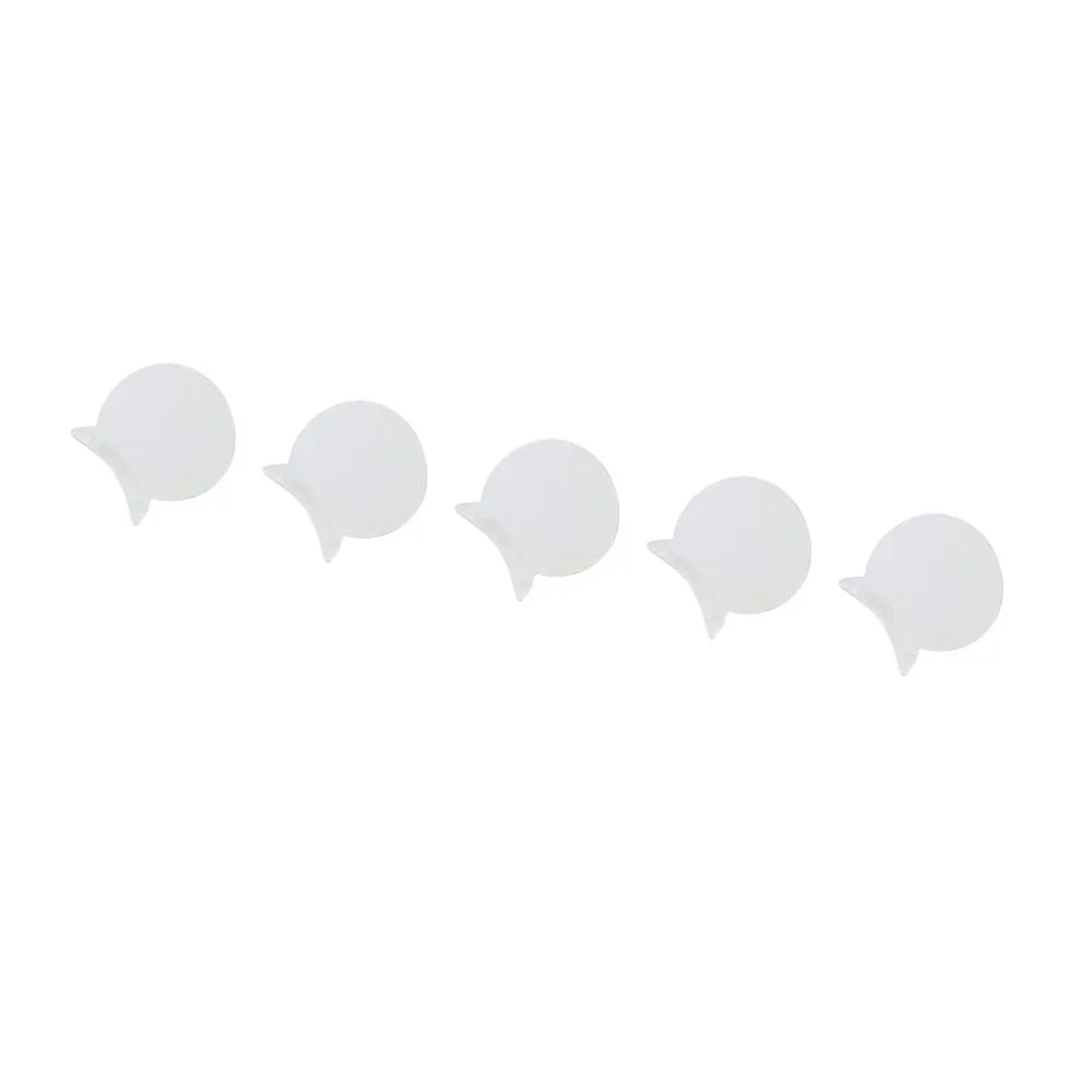 

5pcs Rubber Clarinet Thumb Rest Cushion Finger Protector Finger Cover for Wind Instrument Parts C01A (White)