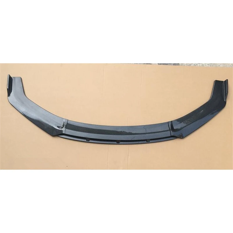 For 4PCS Universal Front Bumper Lip Diffuser Kia K2 K3 K5 K9 Stinger PU Material Black Collision Splitter CAR Accessories Refit - купить по