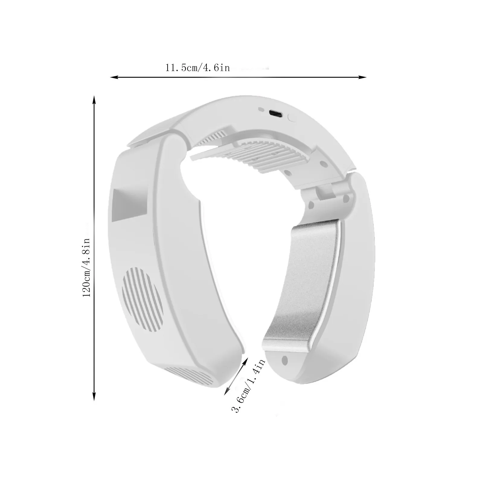 

Portable Hanging Neck Fan Cooling Air Conditioner Fans Wearable Neck Hanging Folding Bladeless Fan Silent Usb Small Fans#G4