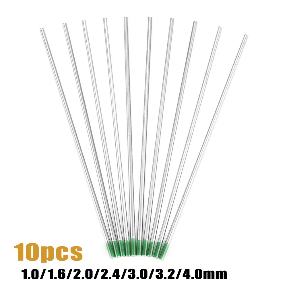 

Titanium Tungsten Electrode 1.6/2.0/2.4/3.0/3.2/4.0*175mm Tools Supplies 10pcs