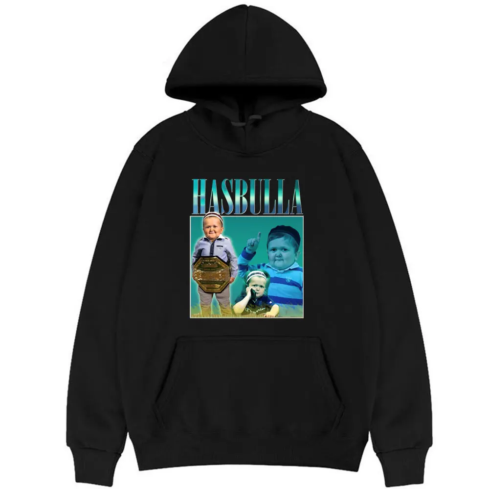 

Classic Hasbulla Fighting Meme Hoodie Fan Gift Mini Khabib Blogger Hoodies Men Women Fashion Casual Loose Sweatshirt Streetwear