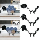 Чугунный держатель для туалетной бумаги в ванную комнату, подставка для рулонной бумаги, отдельно стоящая на столешнице или полу, может вмещать максимум 7 рулонов