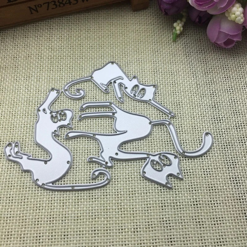 4 стиля 2019 рамка для кошек металлическая режущая форма Сделай Сам скрапбук