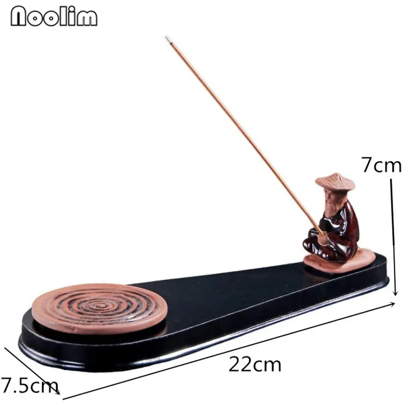 Керамическая палочка для благовоний горелка старика рыболовная кадильница