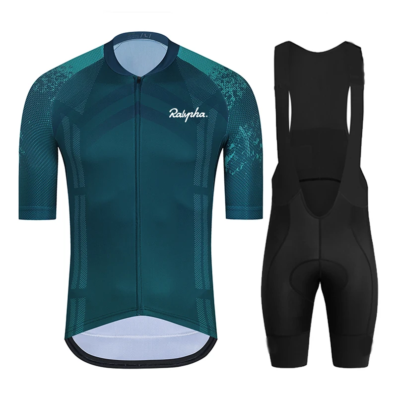

Cycling Jersey Set 2021 Breathable Team Bicycle Jersey Ralvpha Clothing Kit Bib Shorts Suits Bike Wear Jersey Clothes