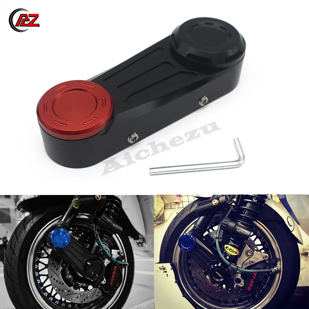 

Motorcycle Front Fork Cover Decorative Front Wheel Suspension Disc Brake for Vespa GTV GTS 250 300 300ie Sprint Primavera LX AC