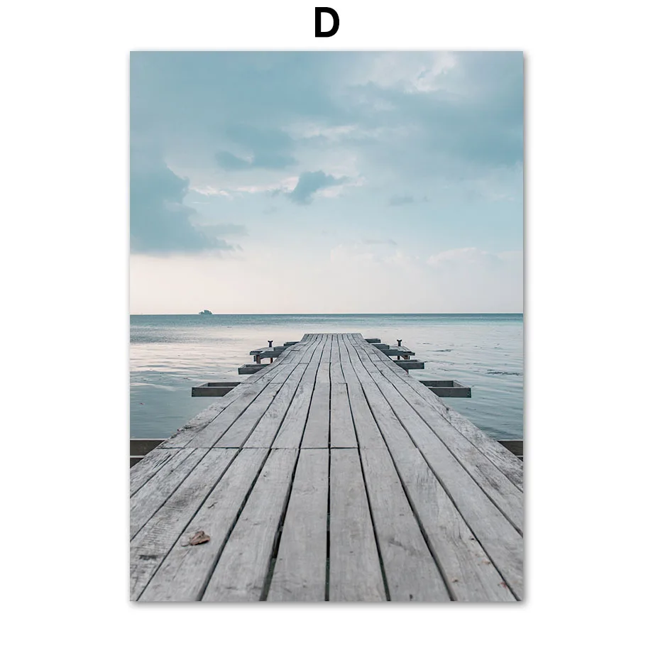 

Sailboat Lighthouse Seagull Path Seascape Wall Art Canvas Painting Nordic Posters And Prints Wall Pictures For Living Room Decor