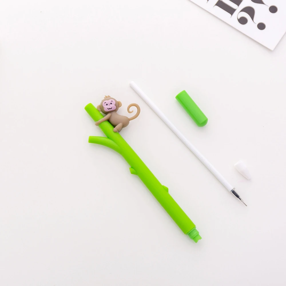 2 шт милый мультфильм Дерево скалолазание обезьяна нейтральная ручка креативный