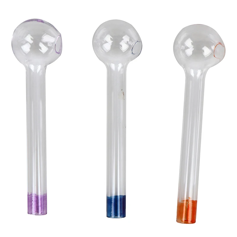 

Glass Oil Burner Tools Tobacco Tube Cigarette Glass Pipe 10cm