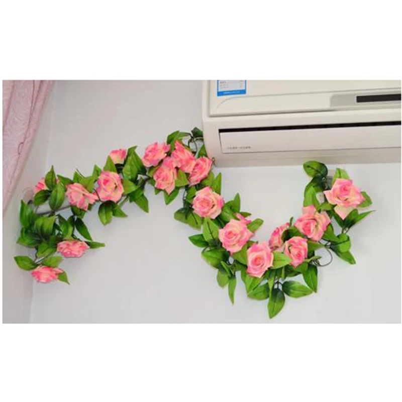 1 шт. стебли розы искусственные цветы для стены Свадебные украшения 240 см