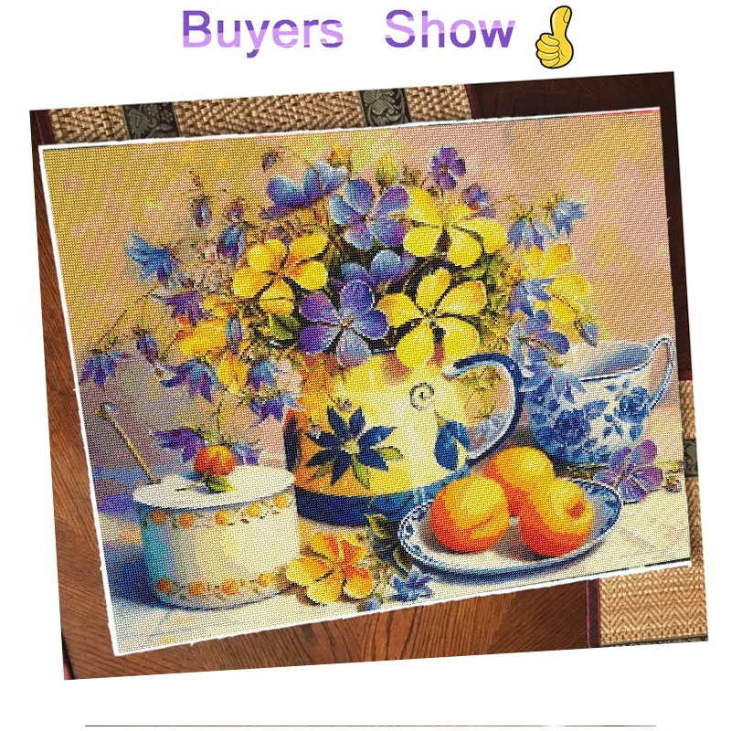 Картина с цветами 5D картина вышивка цветы Алмазная мозаика крестиком на стену